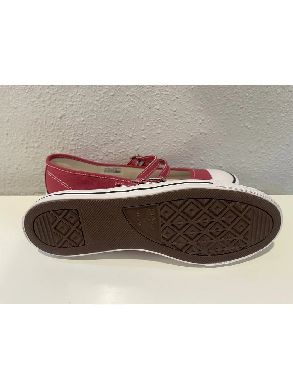 Converse All Star Mary Jane Style Canvas Sneakers in Red
